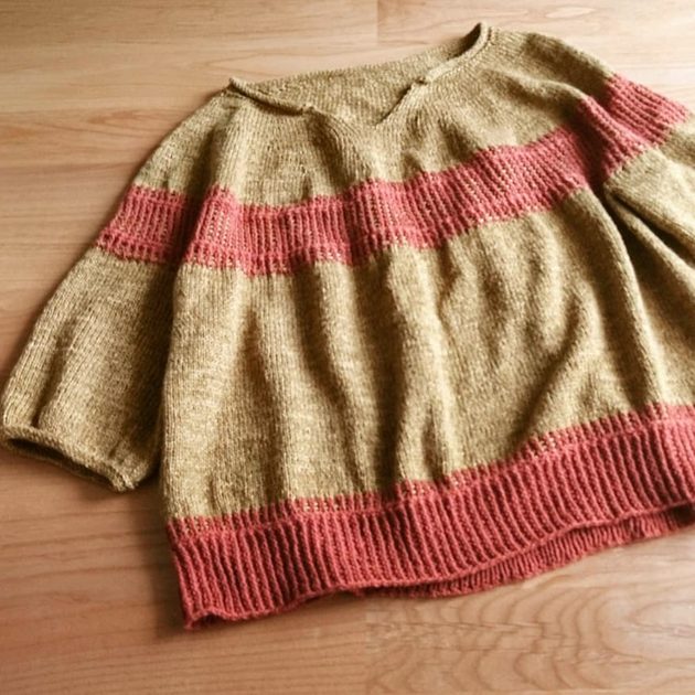 Fukiya knitting pattern by Kineco Design