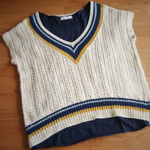 Tilden Vest 日本語パターン by Kineco Design
